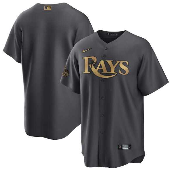 Tampa Bay Rays Blank Charcoal 2022 All-Star Cool Base Stitched Baseball Jersey,We sell and wholesale Tampa Bay Rays Blank Charcoal 2022 All-Star Cool Base Stitched Baseball Jersey on line form chian!